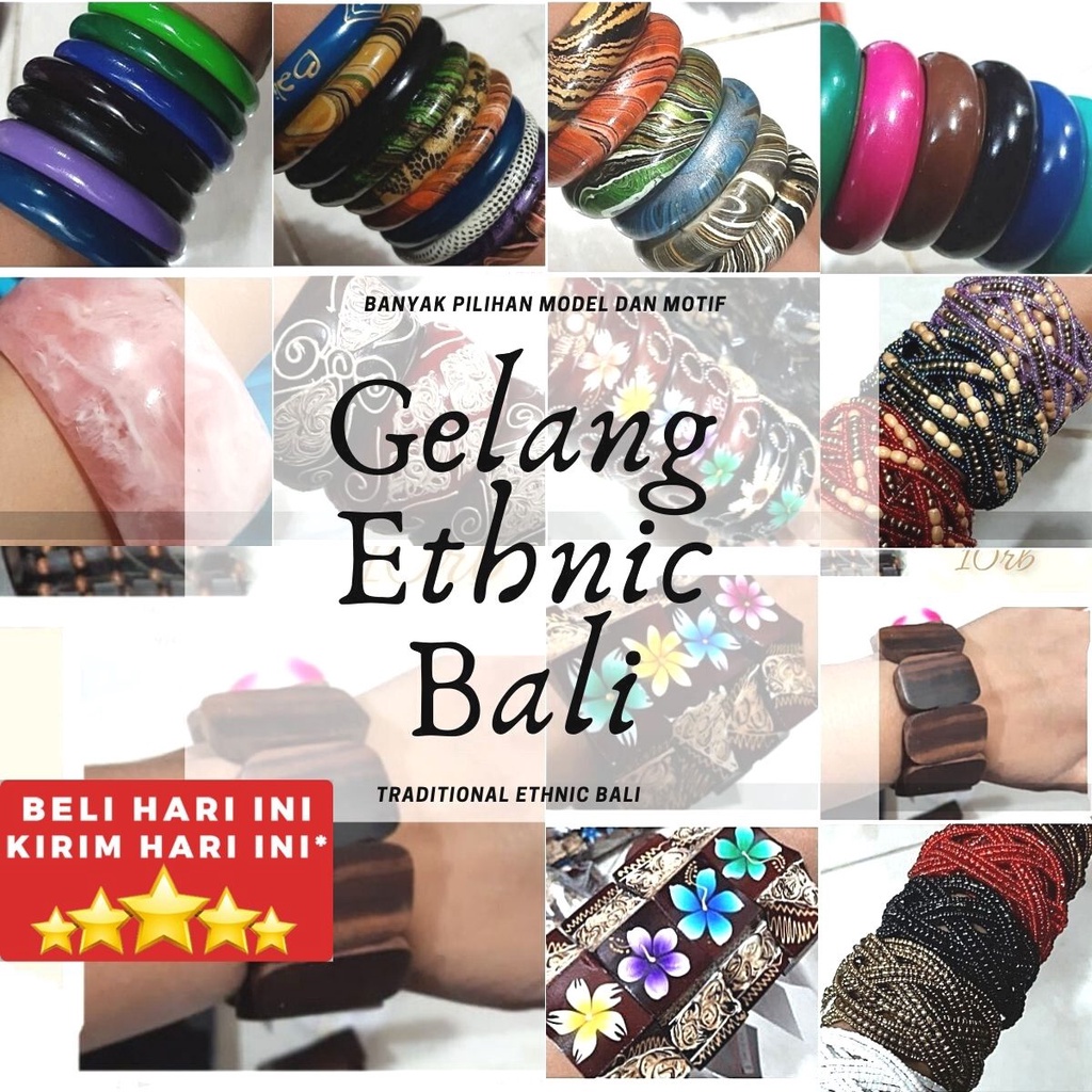 Ethnic Bracelets Traditional Balinese Bracelets Original By Kampung Souvenir KsBracelet Naomi