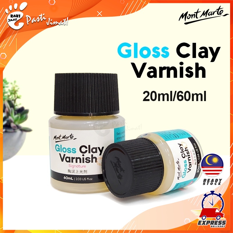 Mont Marte Transparent Gloss Clay Varnish