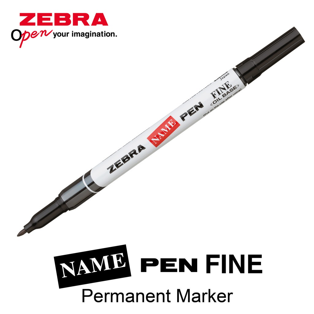 Zebra Name Pen Permanent Marker Shopee Malaysia