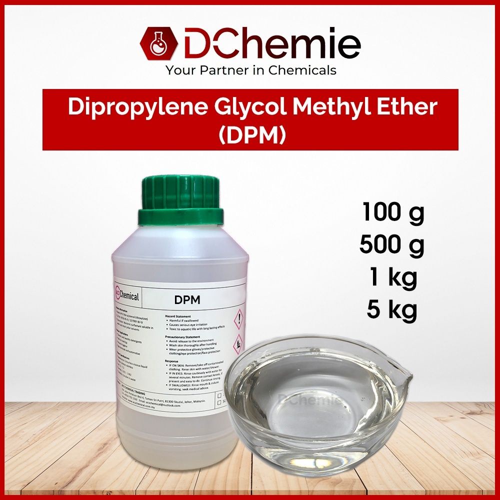 Dipropylene Glycol Methyl Ether DPM / Dowanol DPM [100g - 5kg] | Shopee ...