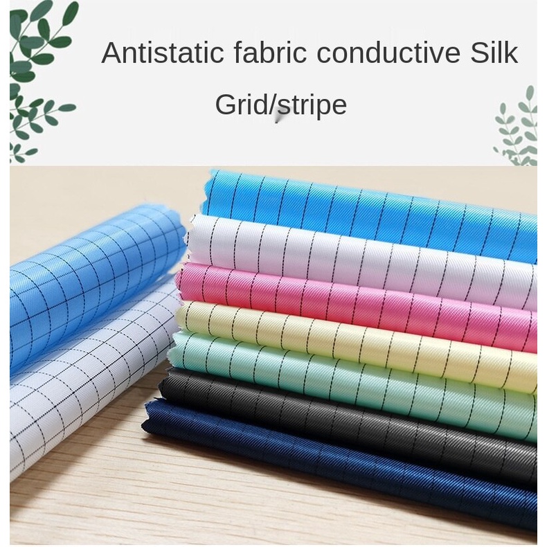 ESDS1027 (Factory Direct) 1.5M Width Antistatic Silk 0.5cm Stripe