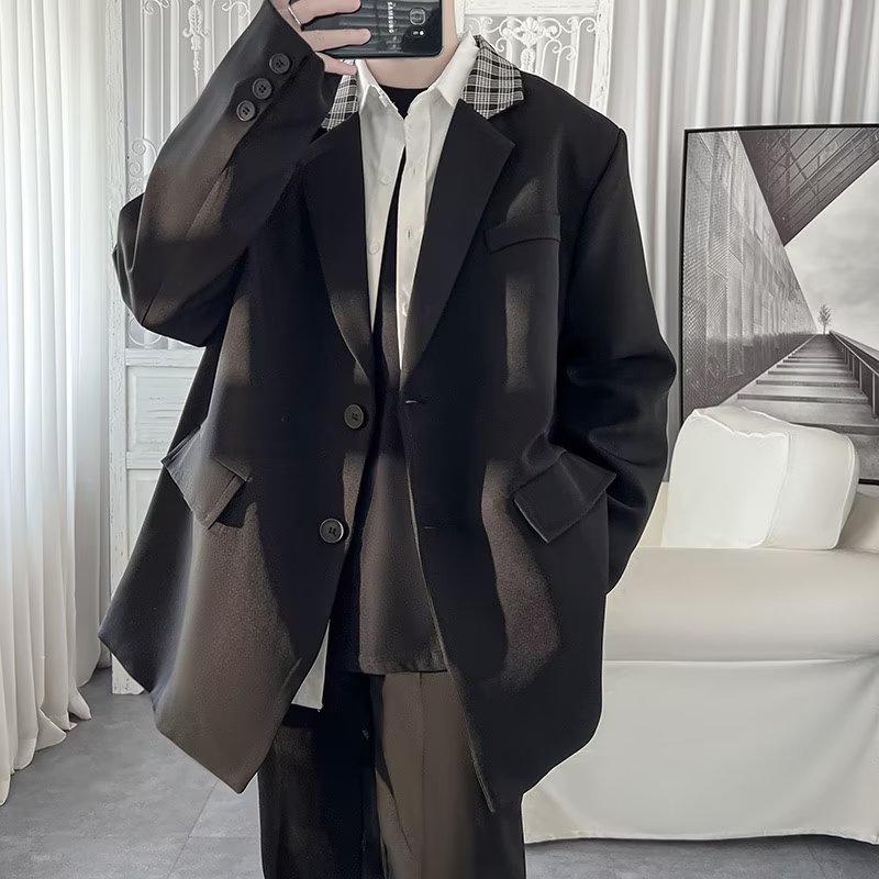 Suit Men's Niche Design Light Luxury Men's Clothing High-End Style Suit ...