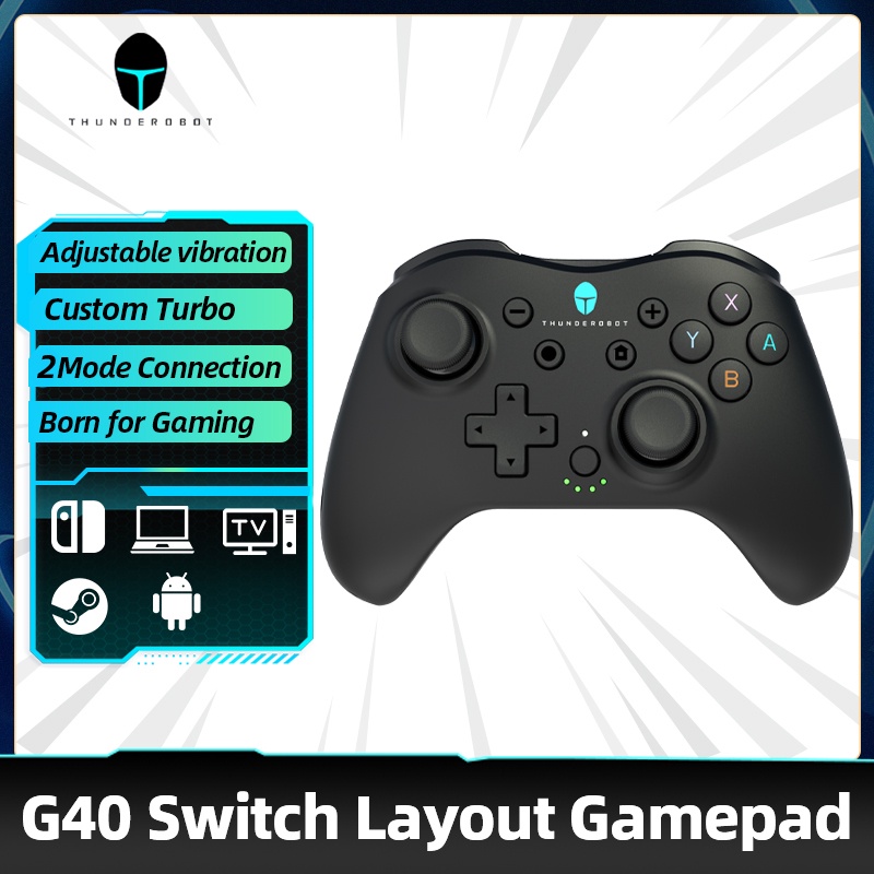 Thunderobot G40 Wired/Bluetooth Gamepad Controller Switch Layout Xbox