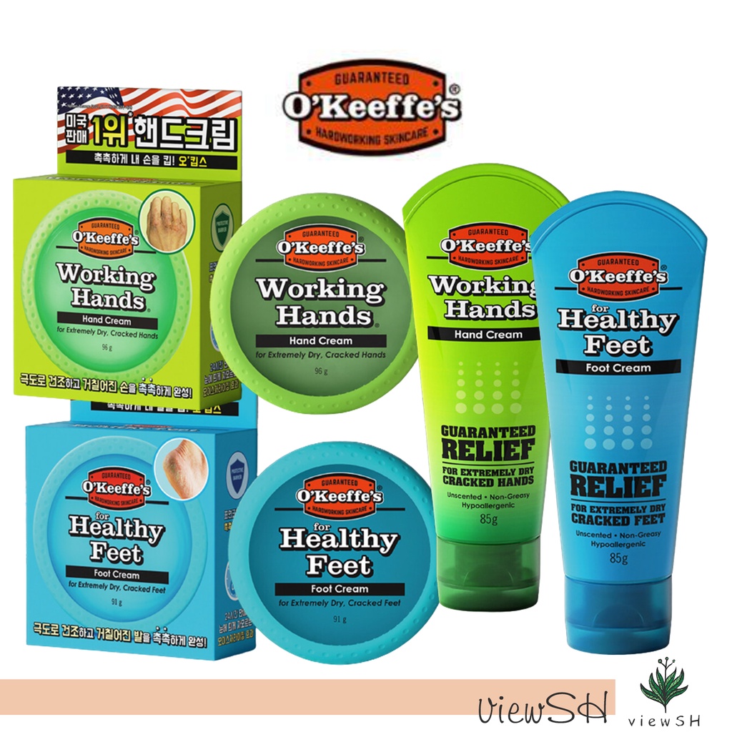 [O’Keeffe’s] Working Hand Cream, Healthy Feet Cream, o keeffe Shopee