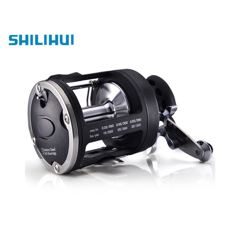 drum fishing reels Reel, Wheel, Horizontal, with Fishing Line, Bait Reel, Ice Fishing Wheel, Fishing Tackle (Blue) : Sports & Outdoors Discover the Catfish Pro Fishing for Fun Round Baitcaster Reel  a durable and high Baitcast Reels