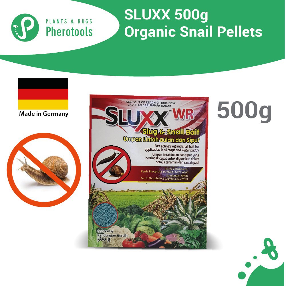 Pherotools 500G SLUXX Organic Snail/Slug Bait from Europe Pest