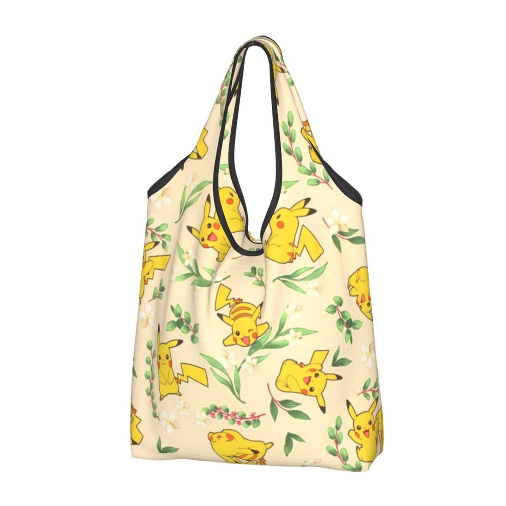 Pokemon Pikachu Portable Shopping Bag Foldable CarryOn Reusable