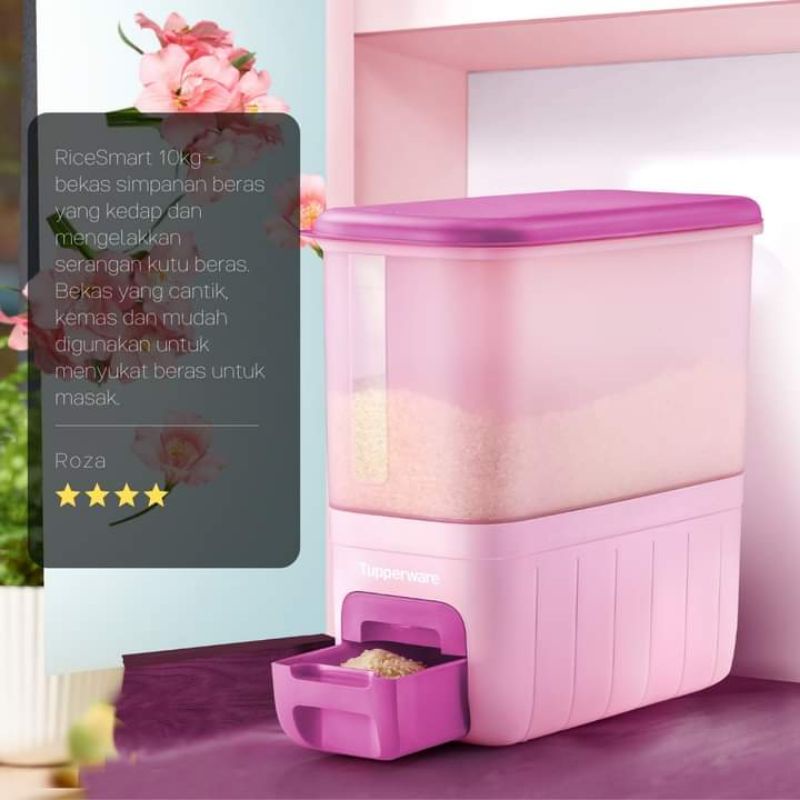 Rice Keeper Tupperware 10kg | Shopee Malaysia