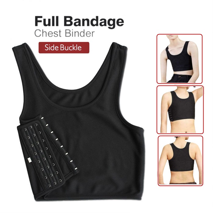 Women Hook Vest Top Corset Straps Sports Tank Bra Chest Slim Fit