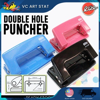 BC Heavy Duty 2 Hole Puncher 65pages/80g Capacity / Adjustable Ruler,  Office Puncher - Ready Stock