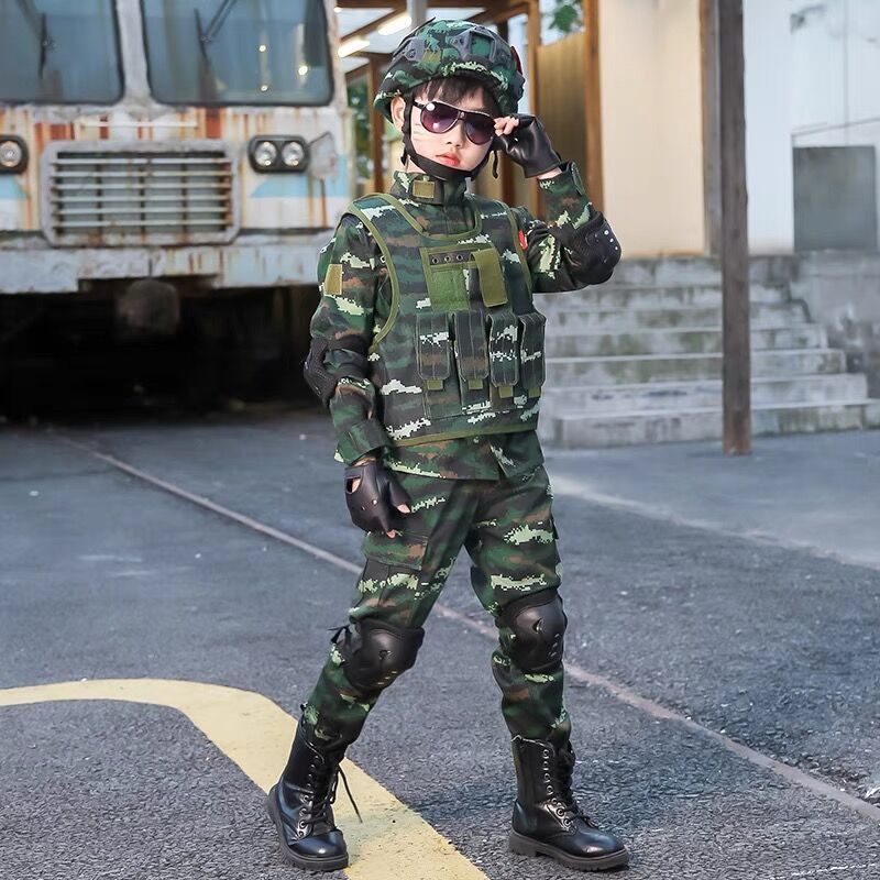 Children's camouflage costume set Boy's gift Special Forces military ...