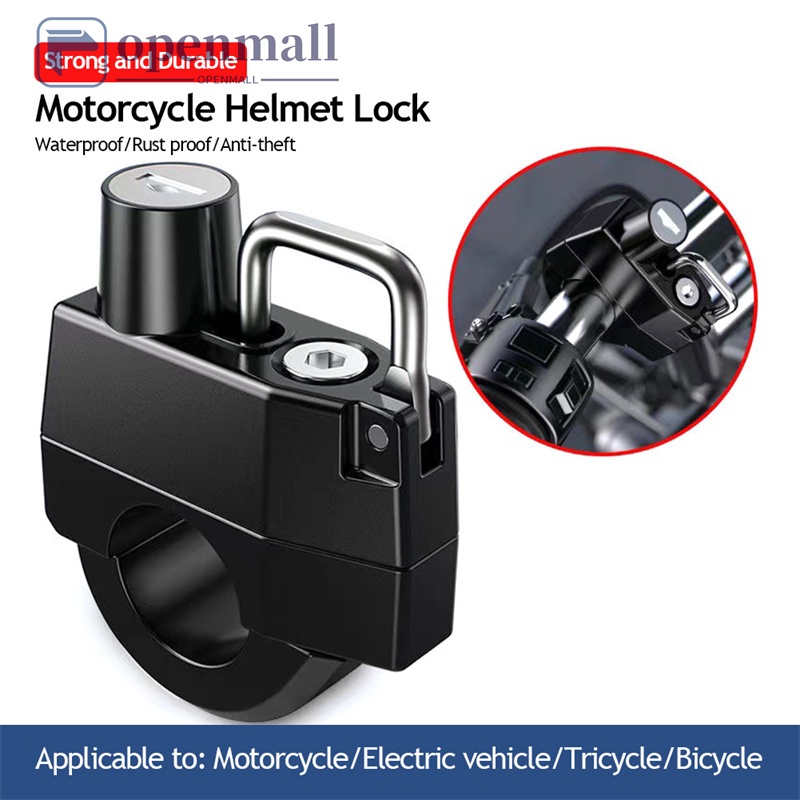 Openmall Portable Motorcycle Helmet Lock Antitheft Security Safety