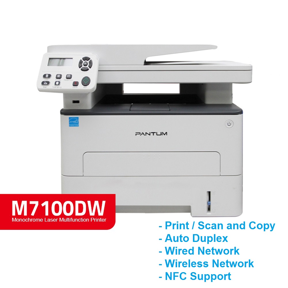 Pantum M7100DW Wireless AIO Laser Printer With Auto Duplex / Network