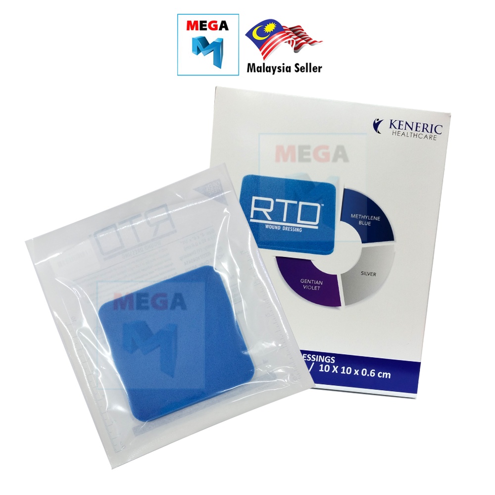 1 KEPING] Keneric RTD Wound Dressing 10cm x 10cm x 0.6cm(1pcs) | Shopee  Malaysia