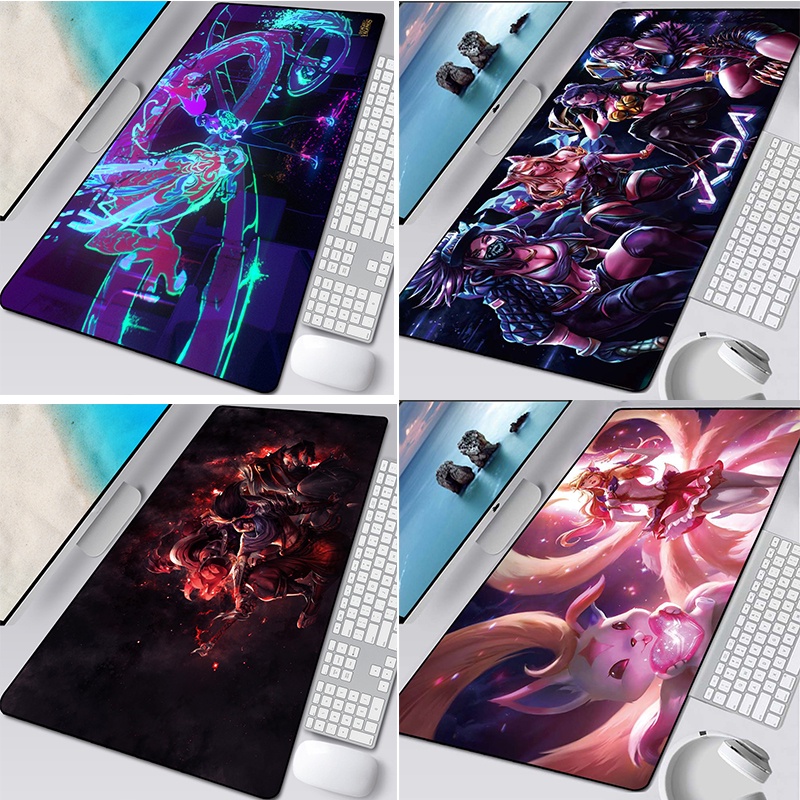 90x40cm League of Legends Kda Gaming Mouse Pad Computer Mat Desk Pad