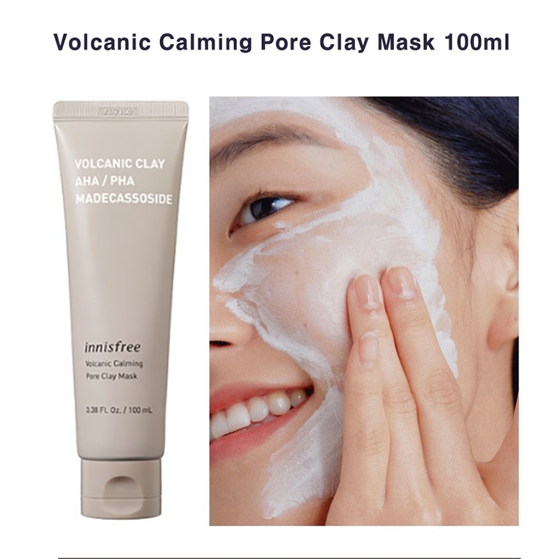 Innisfree Volcanic Calming Pore Clay Mask 100ml Shopee Malaysia