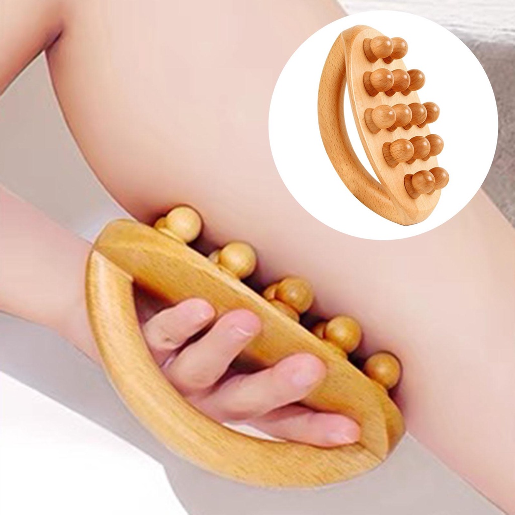 [starlightsaeMY] Wood Scraping Massage Brush Tool Body Relax Gifts ...