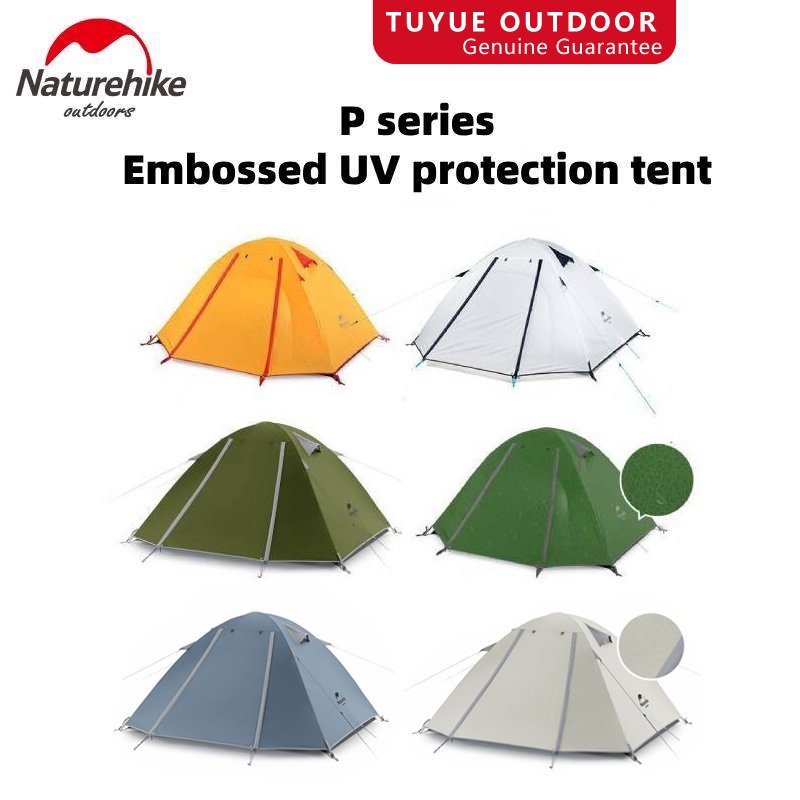 Naturehike Camping Tent 2 3 4 Person Tent P-series Tent Ultralight ...