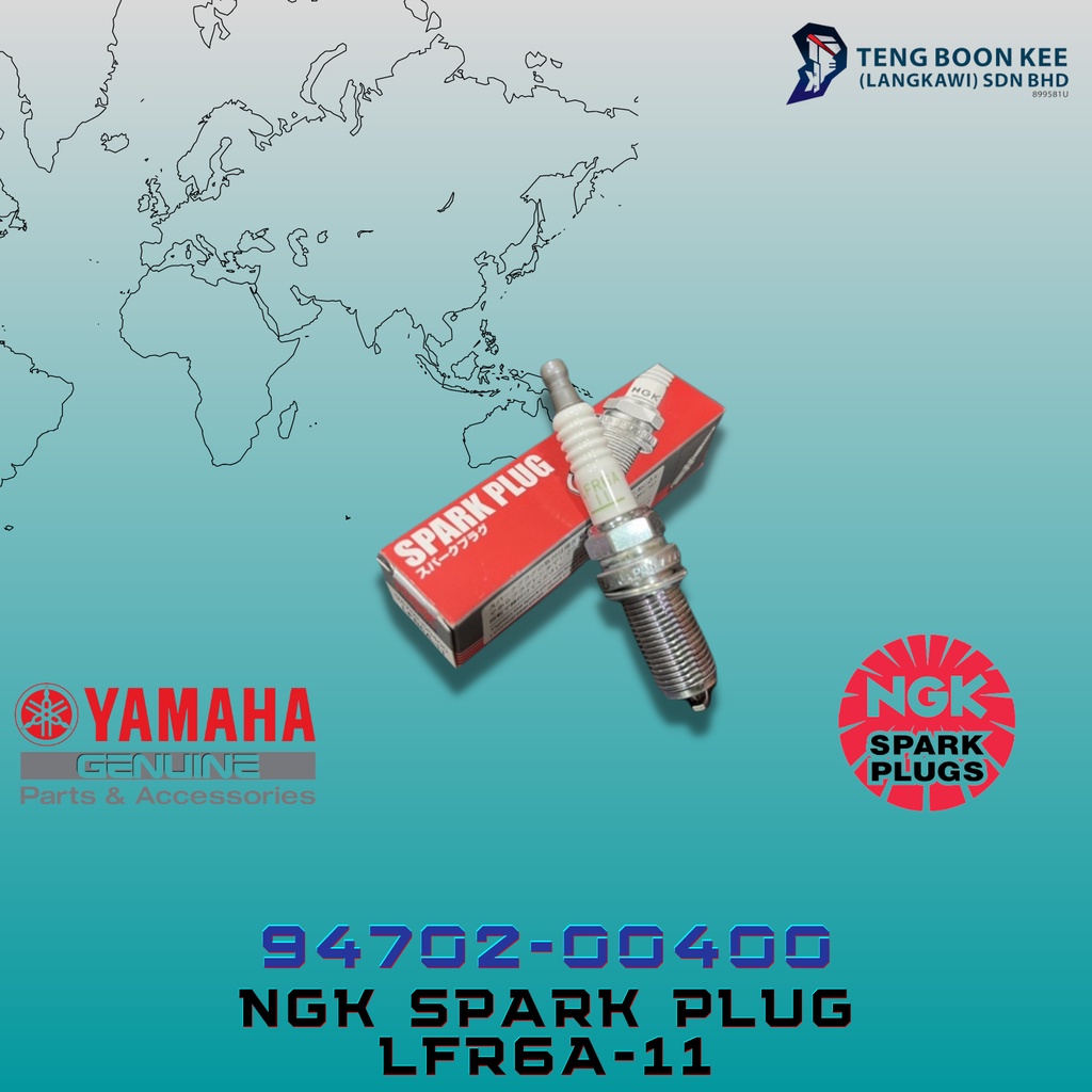 9470200400 NGK Spark Plug LFR6A11 (YAMAHA) Shopee Malaysia