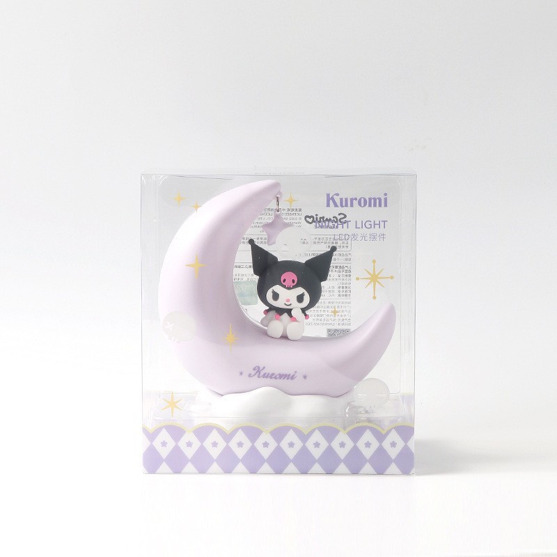 Sanrio MINISO LED Night Light Kuromi Cinnamoroll Rechargeable 3 Level ...
