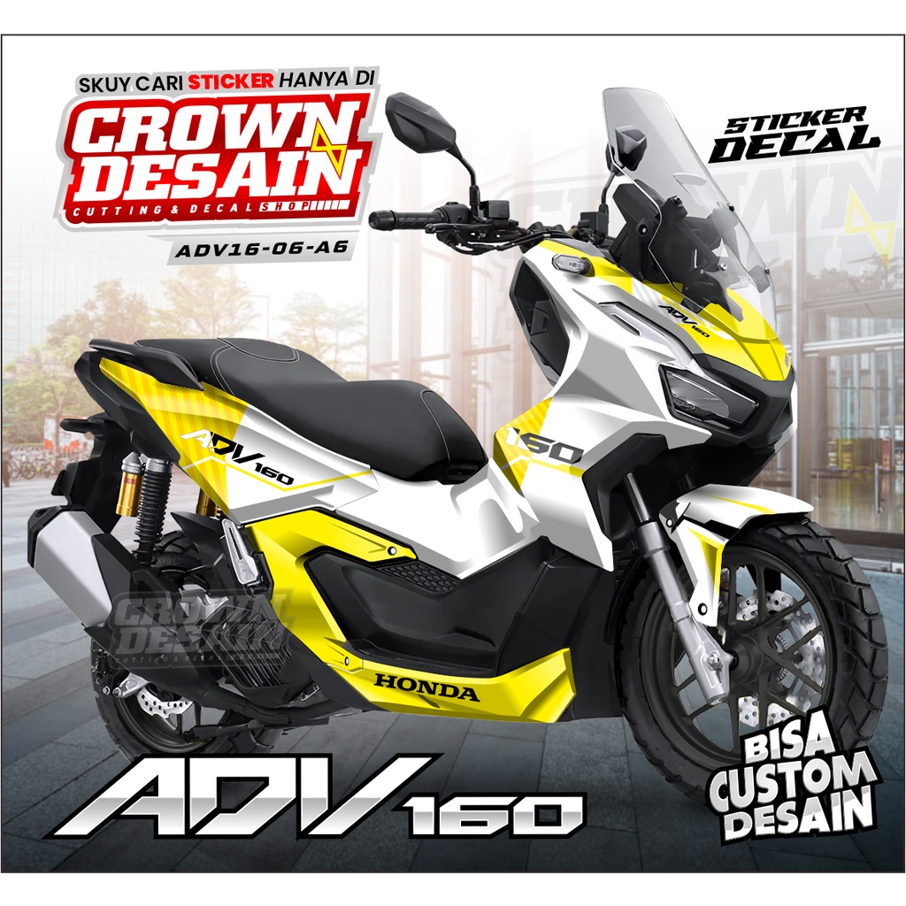 Decal ADV160 - Sticker DECAL FULLBODY ADV NEW 160 MALAYSIA EDITION ...