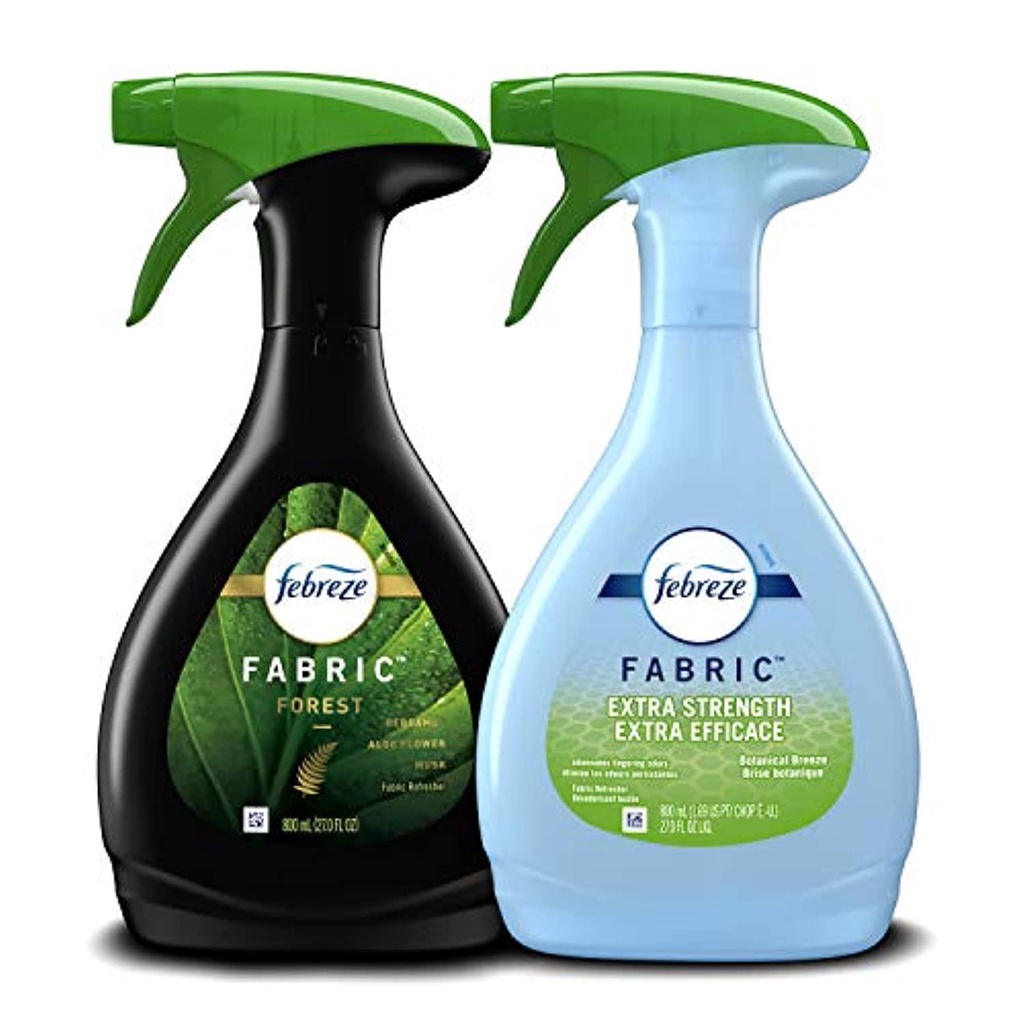 Febreze Fabric Refresher Spray, Odor Eliminator for Strong Odor, Forest