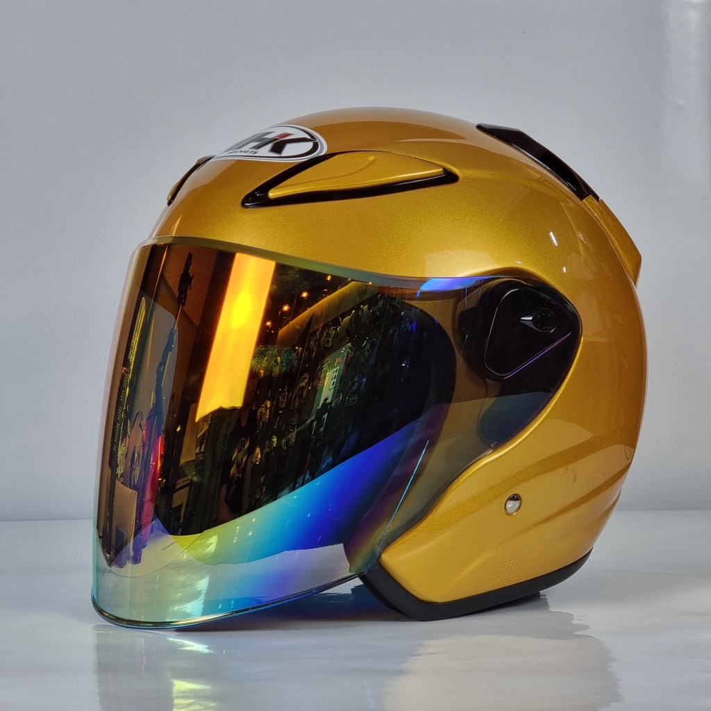 NHK Helmet R6 v2 Solid (Gold Glossy) | Shopee Malaysia