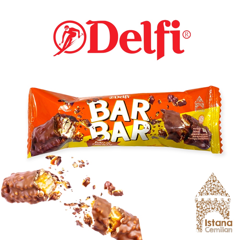 Delfi Bar Bar Burst of Chocolate Chocolate Wafer Bar 18 Grams Shopee
