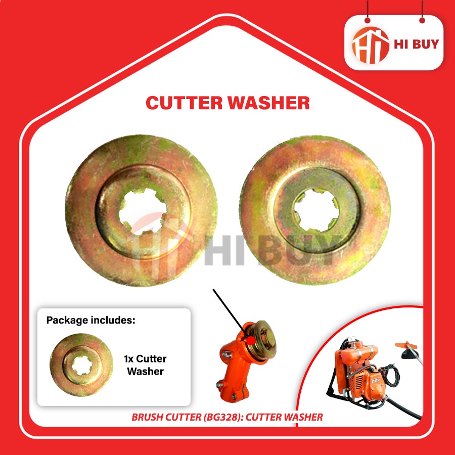 SPARE PART [BG328] BRUSH CUTTER CUTTER WASHER 6T/ MESIN RUMPUT/ GEAR