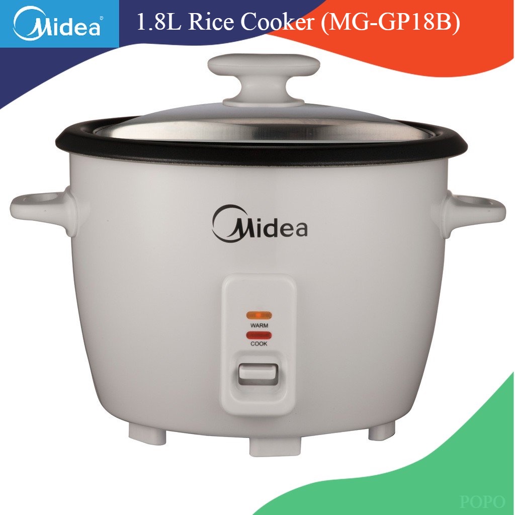 MIDEA 1.8L Conventional Rice Cooker (MGGP18B) Shopee Malaysia