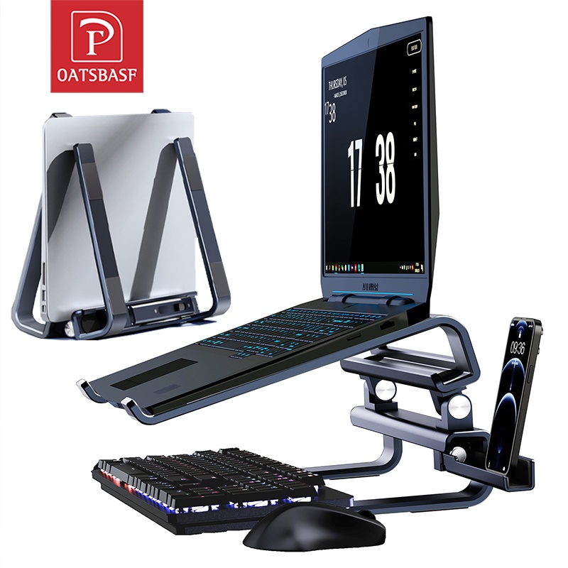 OATSBASF Z12 Aluminum Alloy Laptop Stand Ergonomic Computer Stand ...