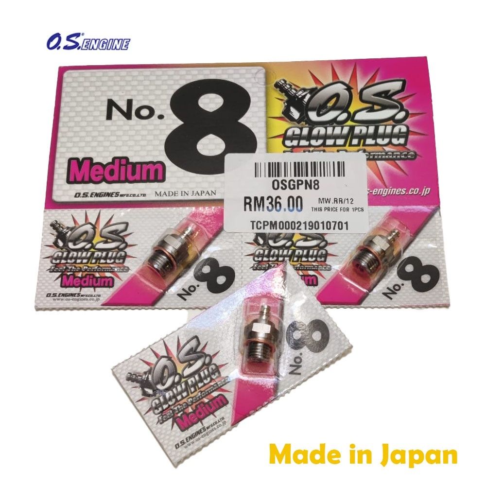 2Stroke OS Engine Glow Plug OS8 NO.8 O.S. OS8 Plug N Glow Plugs For OS