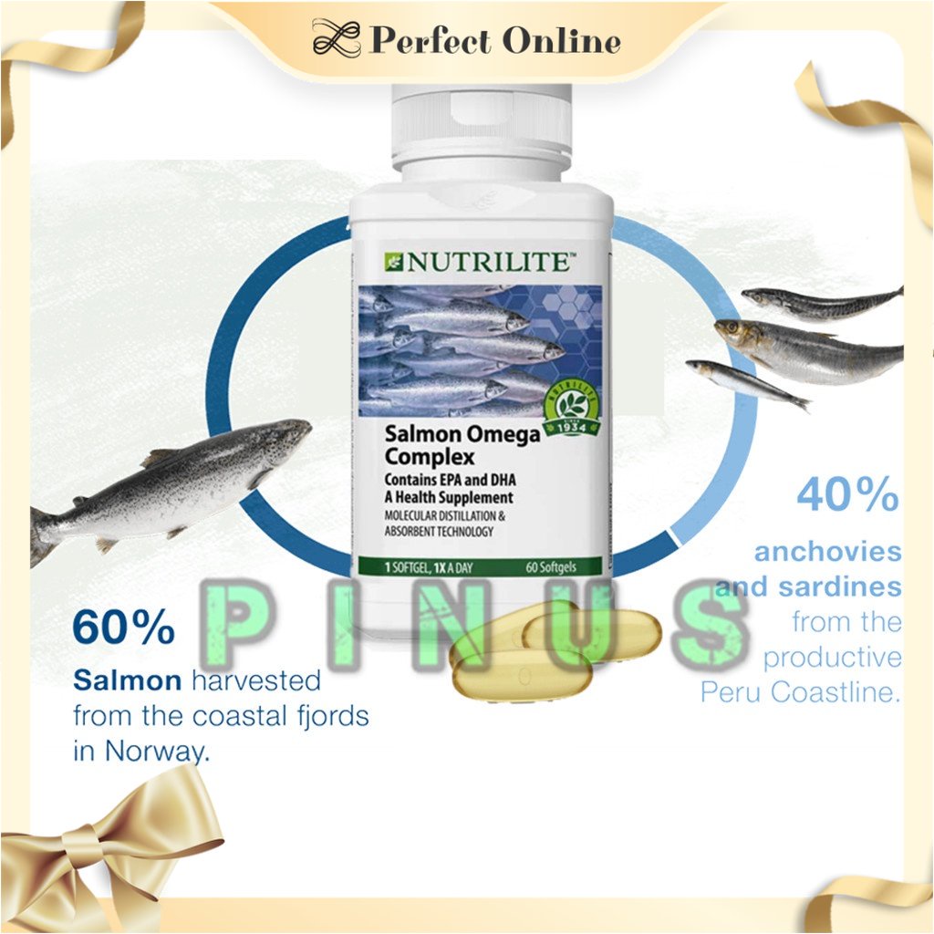 Amway Nutrilite Salmon Omega Complex Oil ( 60 / 120 sg ) Shopee Malaysia