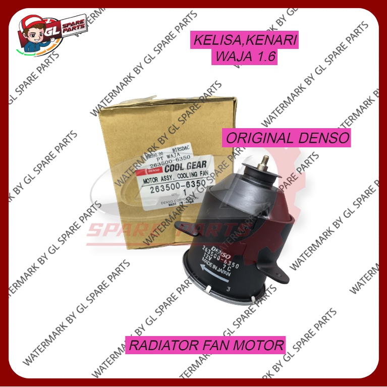 RADIATOR FAN MOTOR (DENSO)(ORIGINAL) PERODUA KELISA / KENARI / PROTON