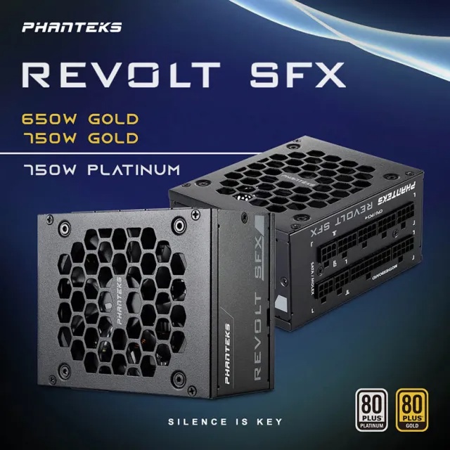 PHANTEKS Revolt SFX 80+ [Gold/Platinum] Fully Modular Compact PSU  [650W/750W] Shopee Malaysia