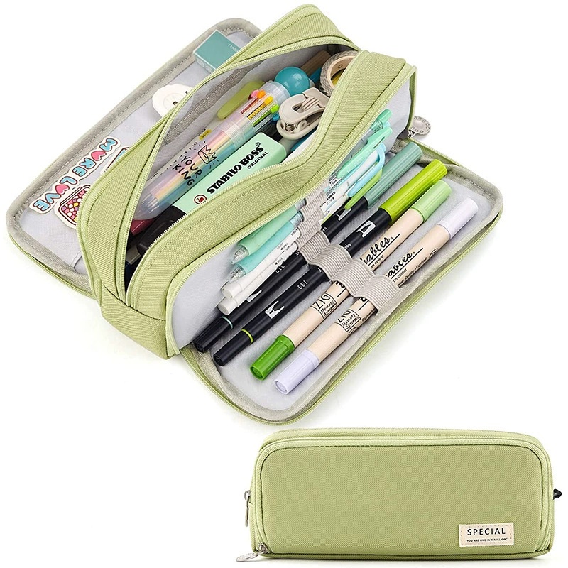 Simple Washable Large Capacity Pencil Case,Student Stationery Box ...