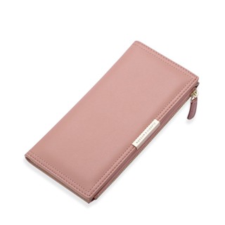 Hot Sale Long Wallet Woman Fashion PU Leather Zipper Card Wallet