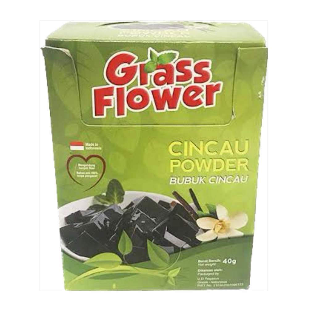 Cincau Powder Grass Flower/Grass Jelly Powder/Grass Jelly 40gr Shopee