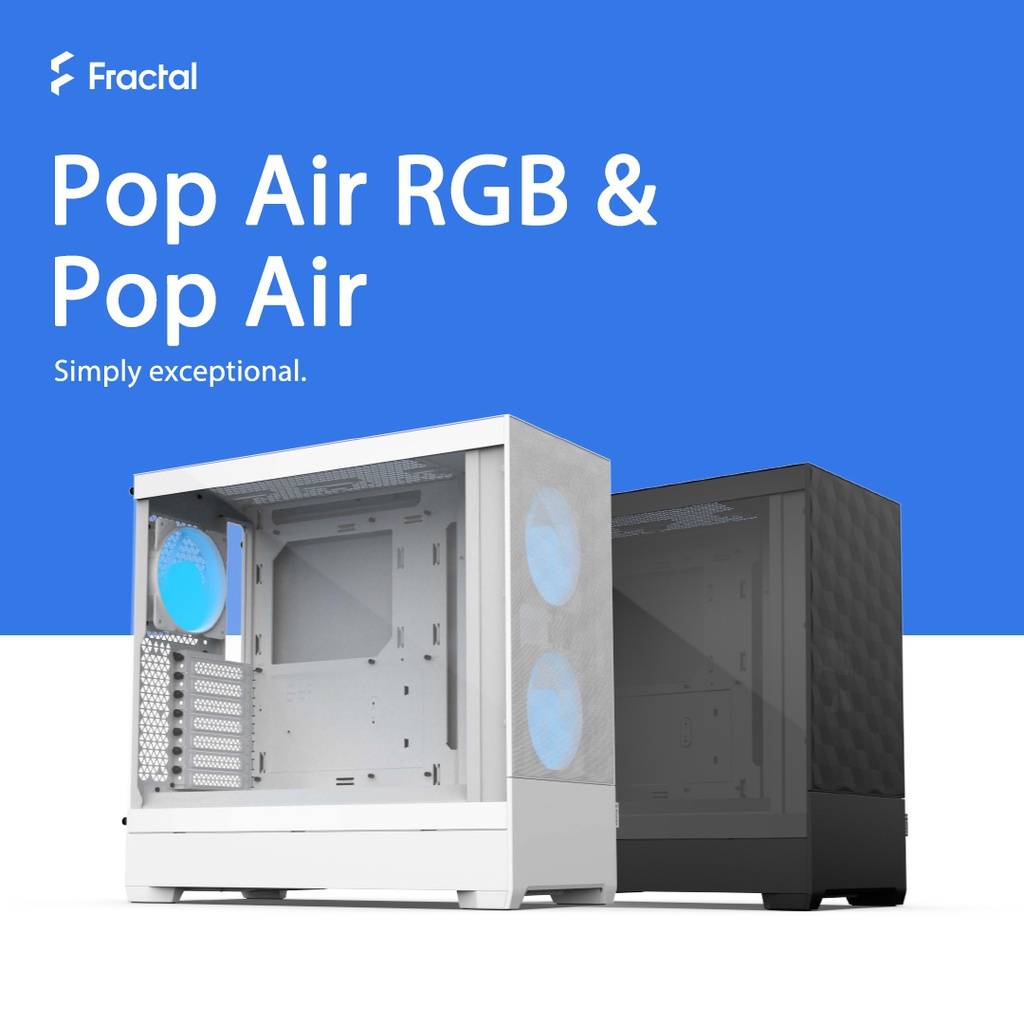 Fractal Design Pop Air RGB Mid-Tower Case (Orange Core)