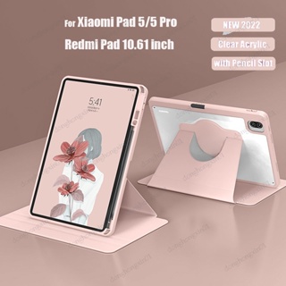 With Pen Holder Cover for Xiaomi Mi Pad 5 Case 11 inch Magnetic Stand for  Funda