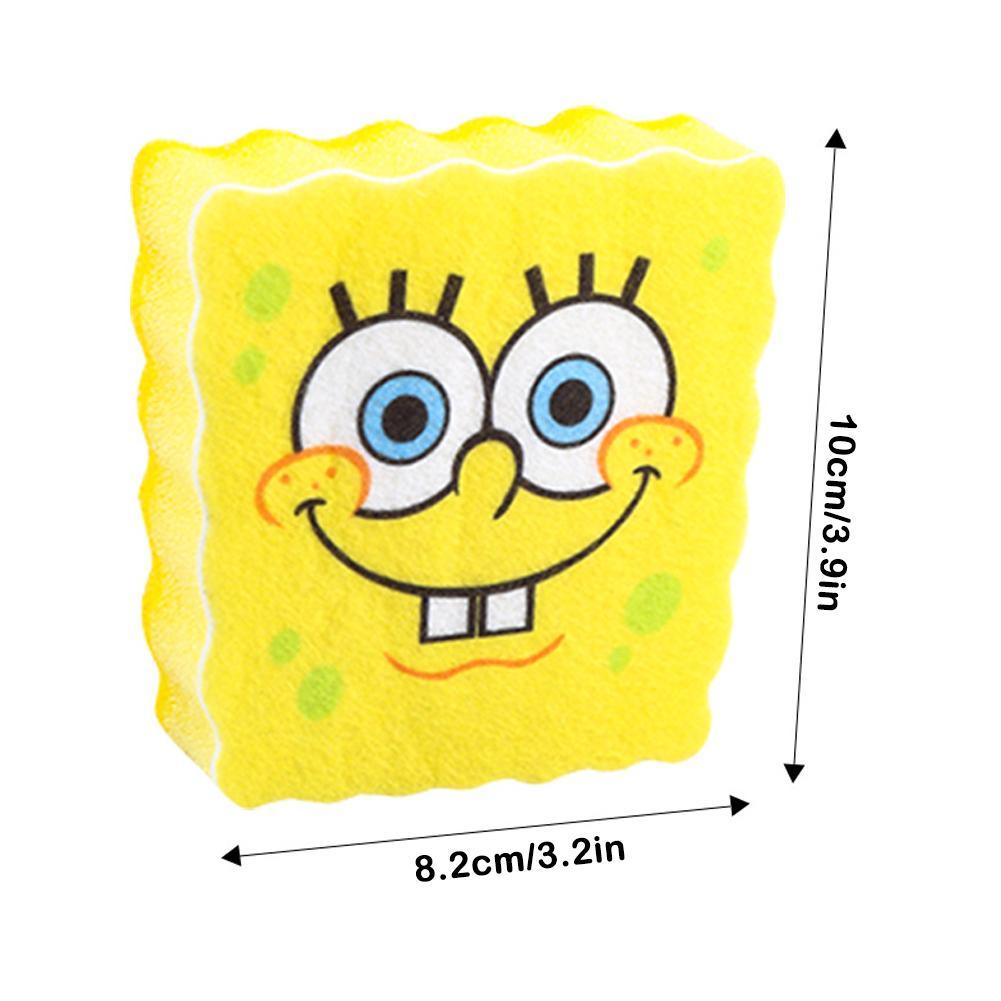 Cute SpongeBob Rich Foaming Dishwashing Cloth Sponges Bowl And Pot ...
