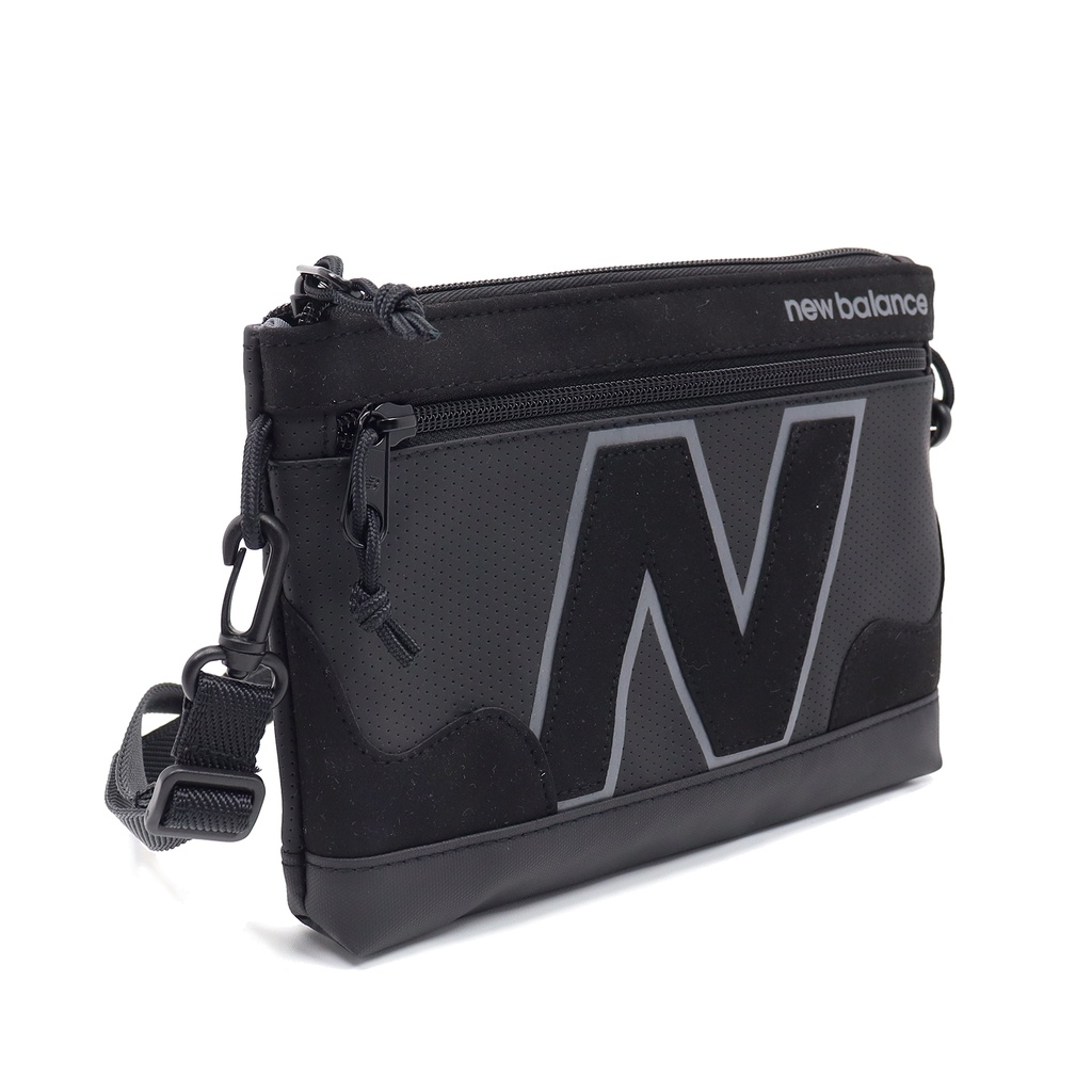 New Balance Bag Legacy Men Women Black Side Backpack Crossbody Small NB