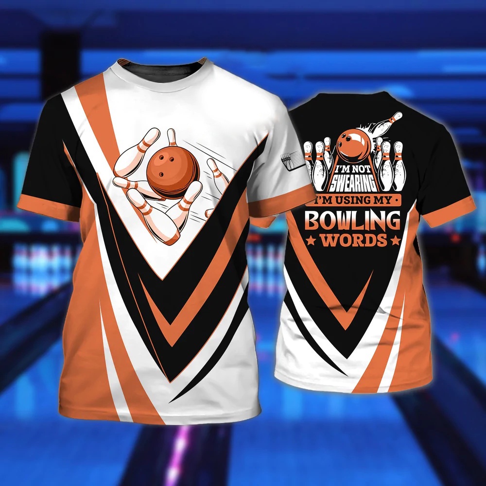 Men's Bowling Shirt Men's Tshirts 3D Printed Customized Name Jersey