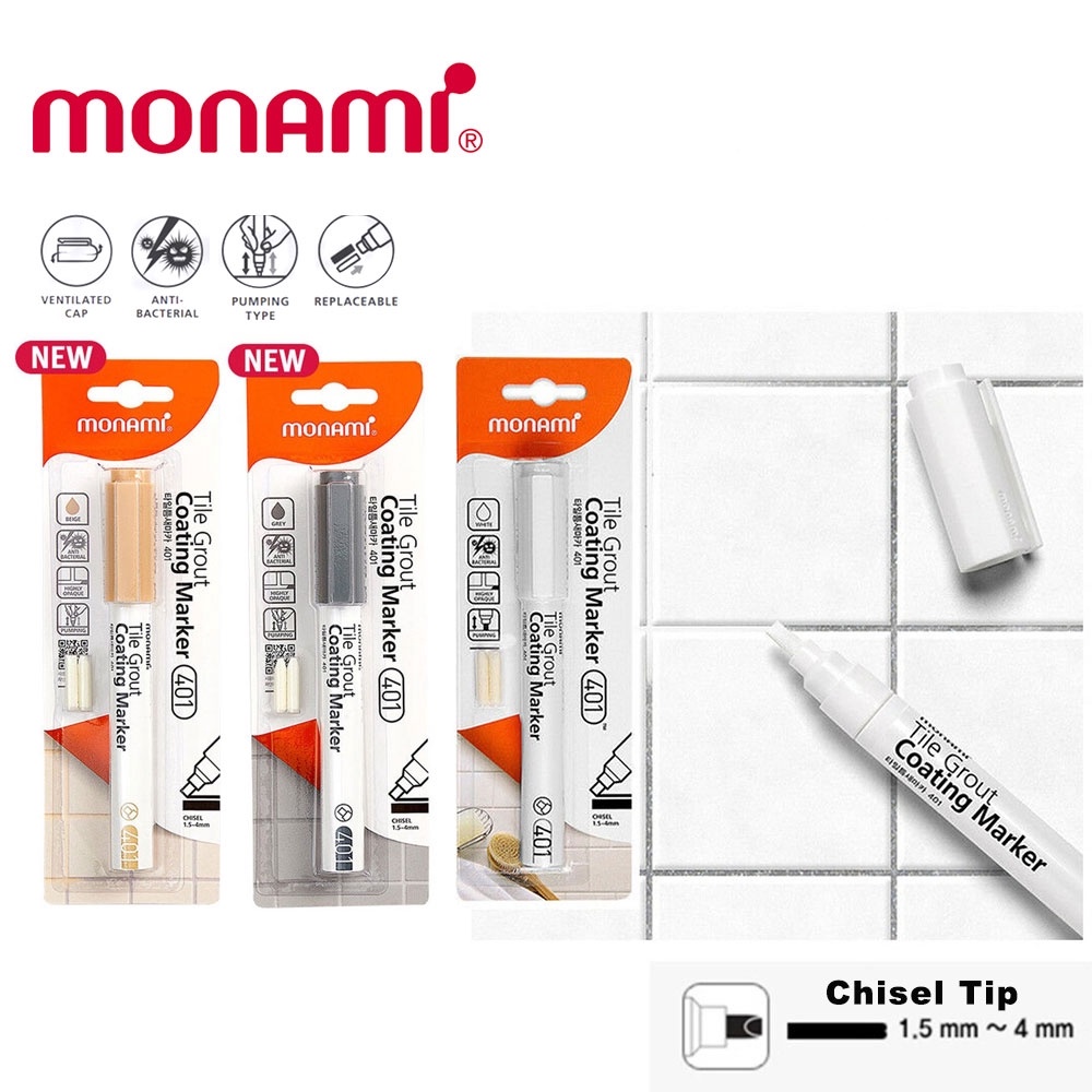 PDTO Non Toxic Tile Marker Repair Wall Pen White Grout Marker Odorless Tiles Flo