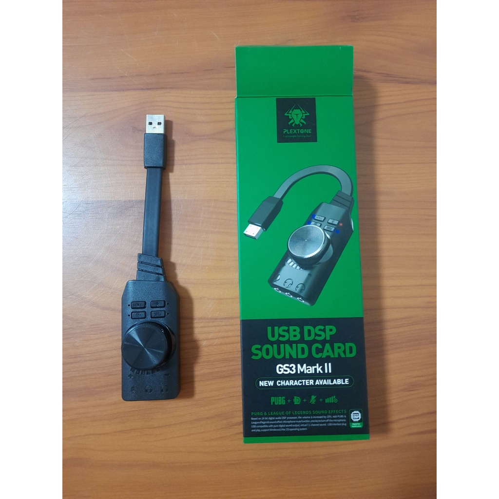 Plextone USB DSP Sound Card GS3 Mark II Shopee Malaysia