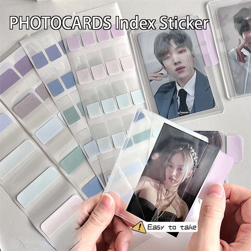 Photo card/index sticker Morandi color label sticker Post-it note ...