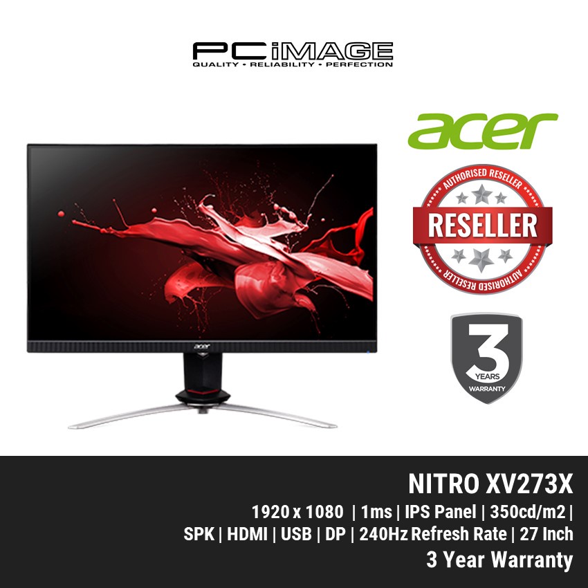 ACER NITRO XV273X / XV273K PBMIIP 27" Gaming Monitor Shopee Malaysia