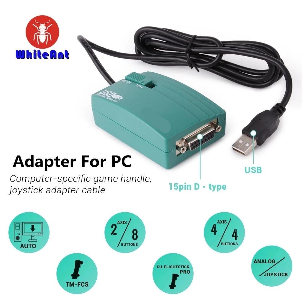 15 Pin Gameport To USB Adapter Female MIDI Joystick Game Port Adapter