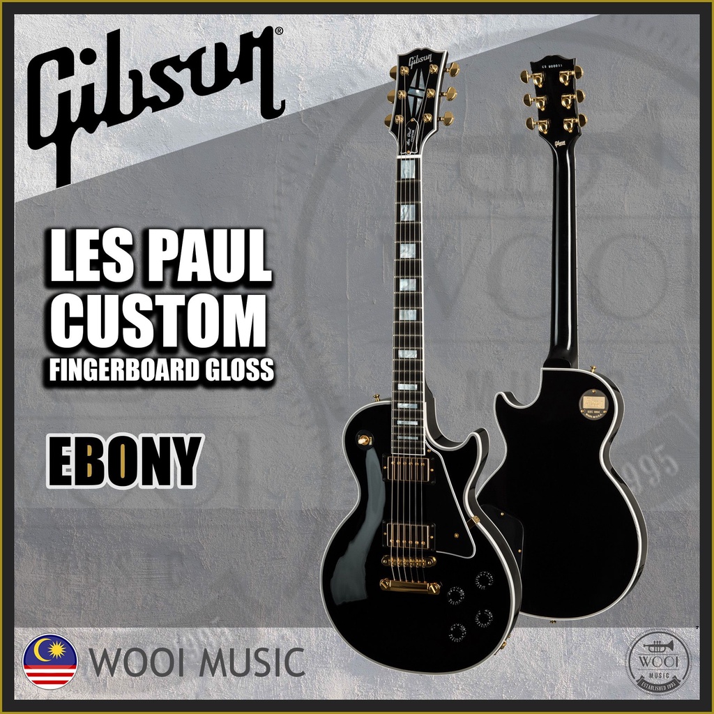 Gibson Les Paul Custom w/ Ebony Fingerboard Gloss w/ Custom Shop ...