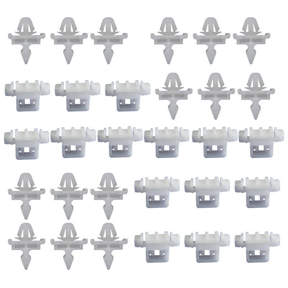30PCS Car Side Door Moulding Trim Clips For Mercedes W190 W201 W124 A0019884981 Shopee Malaysia